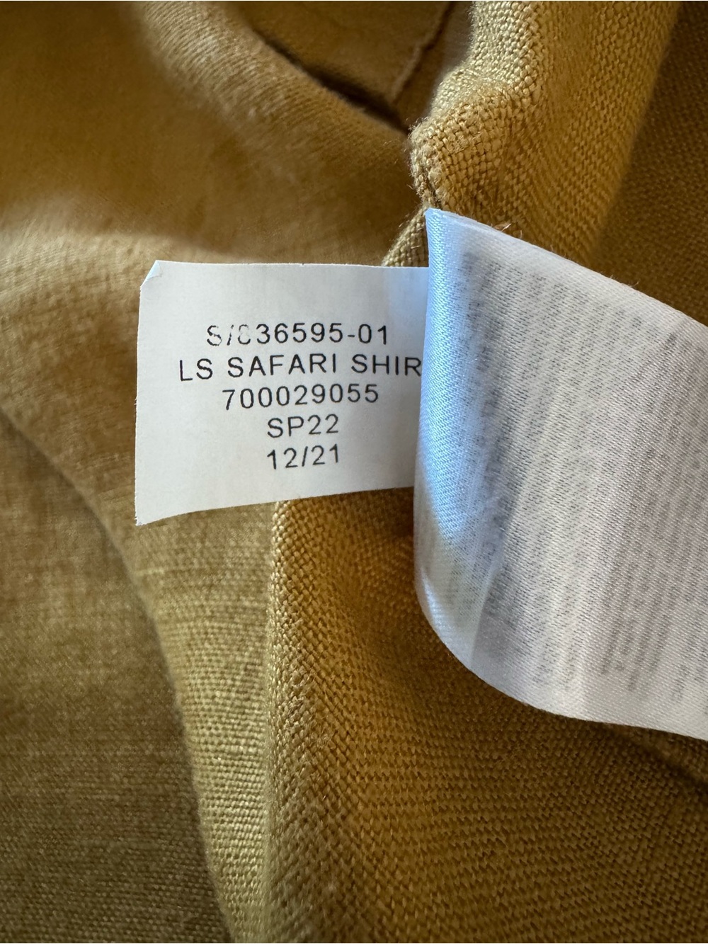 Banana Republic Safari Belted Linen Shirt Dress Size L - Picture 11 of 11